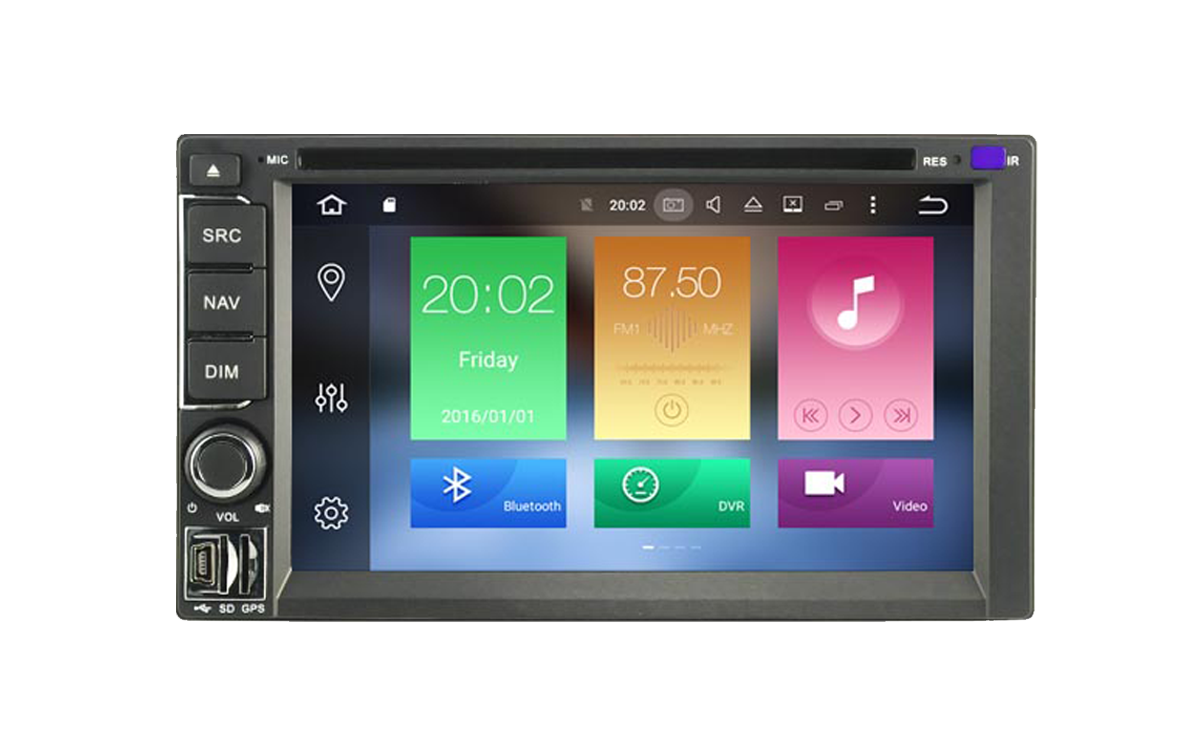 Eonon X3 7" QLED 2Din Android Auto & CarPlay Stereo – GPS Head Unit W/ Backup Cam