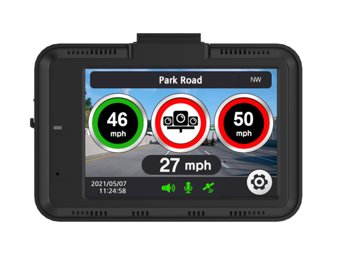 Aguri Dash Cam, Speed Trap & Speed Limit Alert System, Aguri DX4000