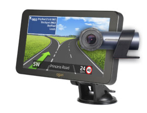 Aguri RV760 Motorhome & Caravan Sat Nav + Remote Dash Cam Bundle
