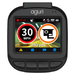 Aguri DX1200 Dash Cam & GPS Speed Camera Detector